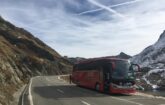 AFA Bus unterwegs auf dem grossen St. Bernhard
